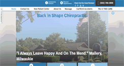 Desktop Screenshot of chiropractormilwaukieoregon.com