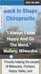 Mobile Screenshot of chiropractormilwaukieoregon.com